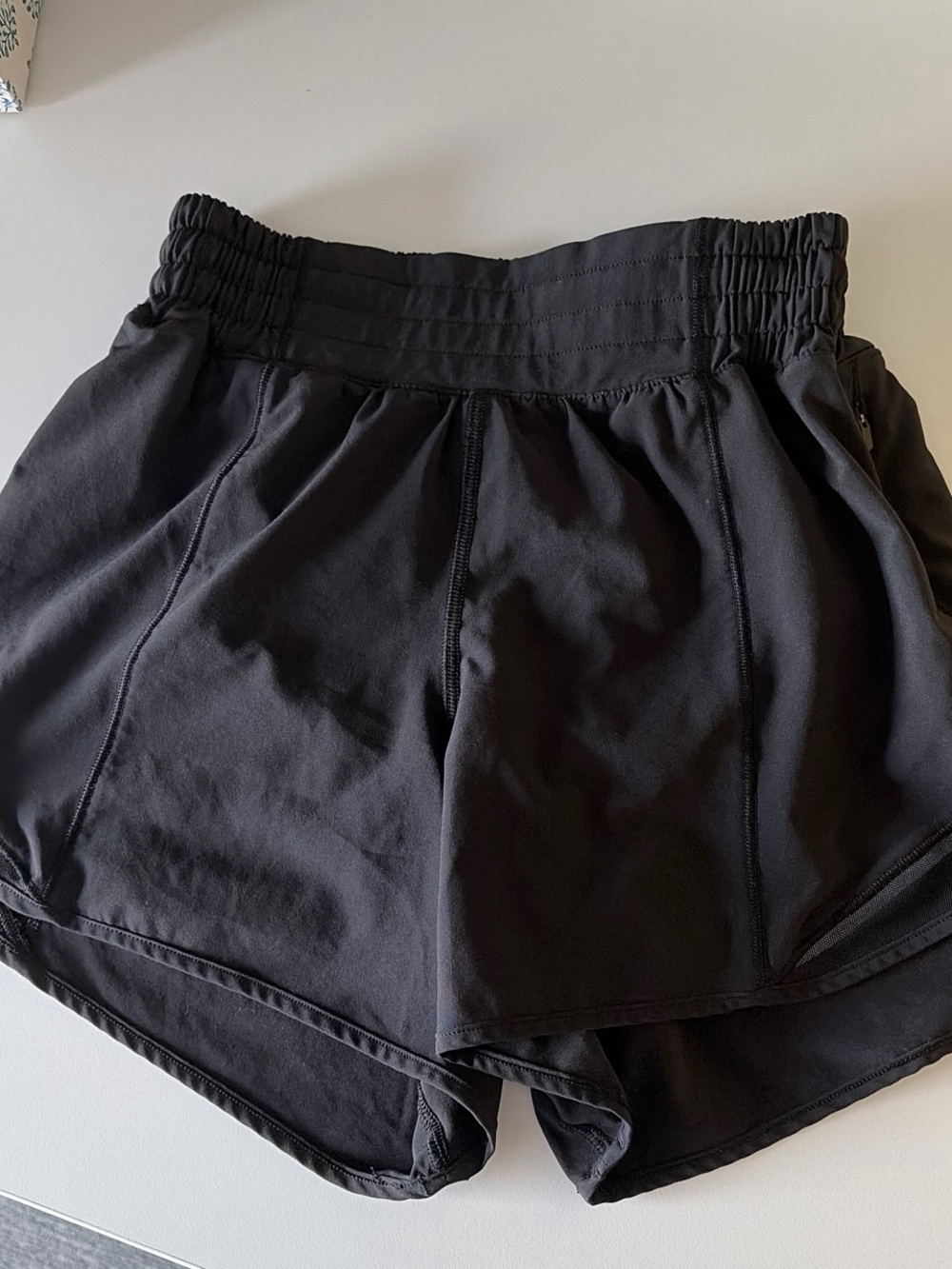lululemon athletica Black High-Rise Athletic Shorts
